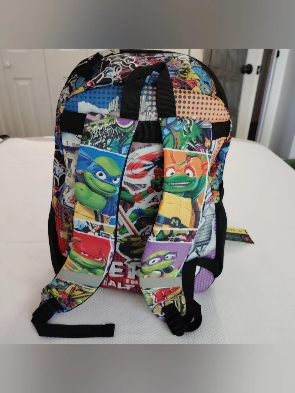 Teenage Mutant Ninja Turtles Backpack Nickelodeon New Michaelangelo 17